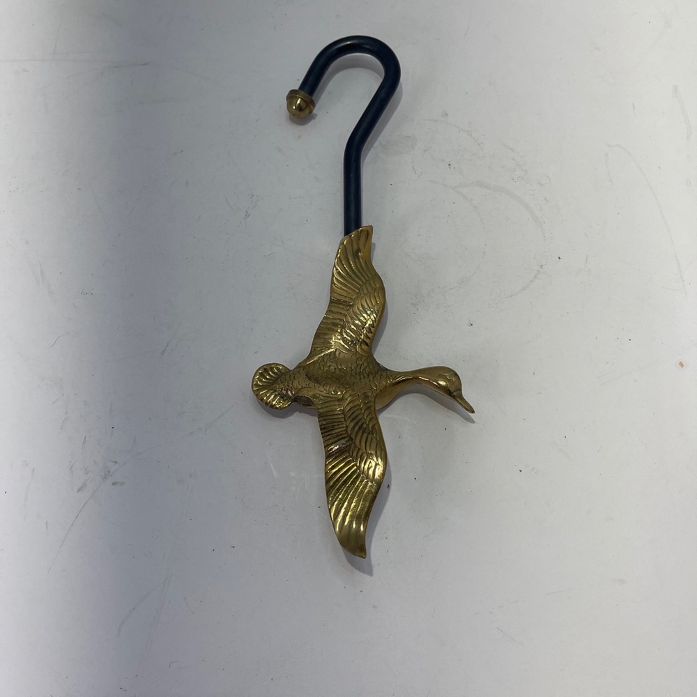 Damper Pull Brass Duck Vintage Perfect Cabin Look